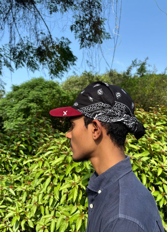 Brimknot - Maroon/Black