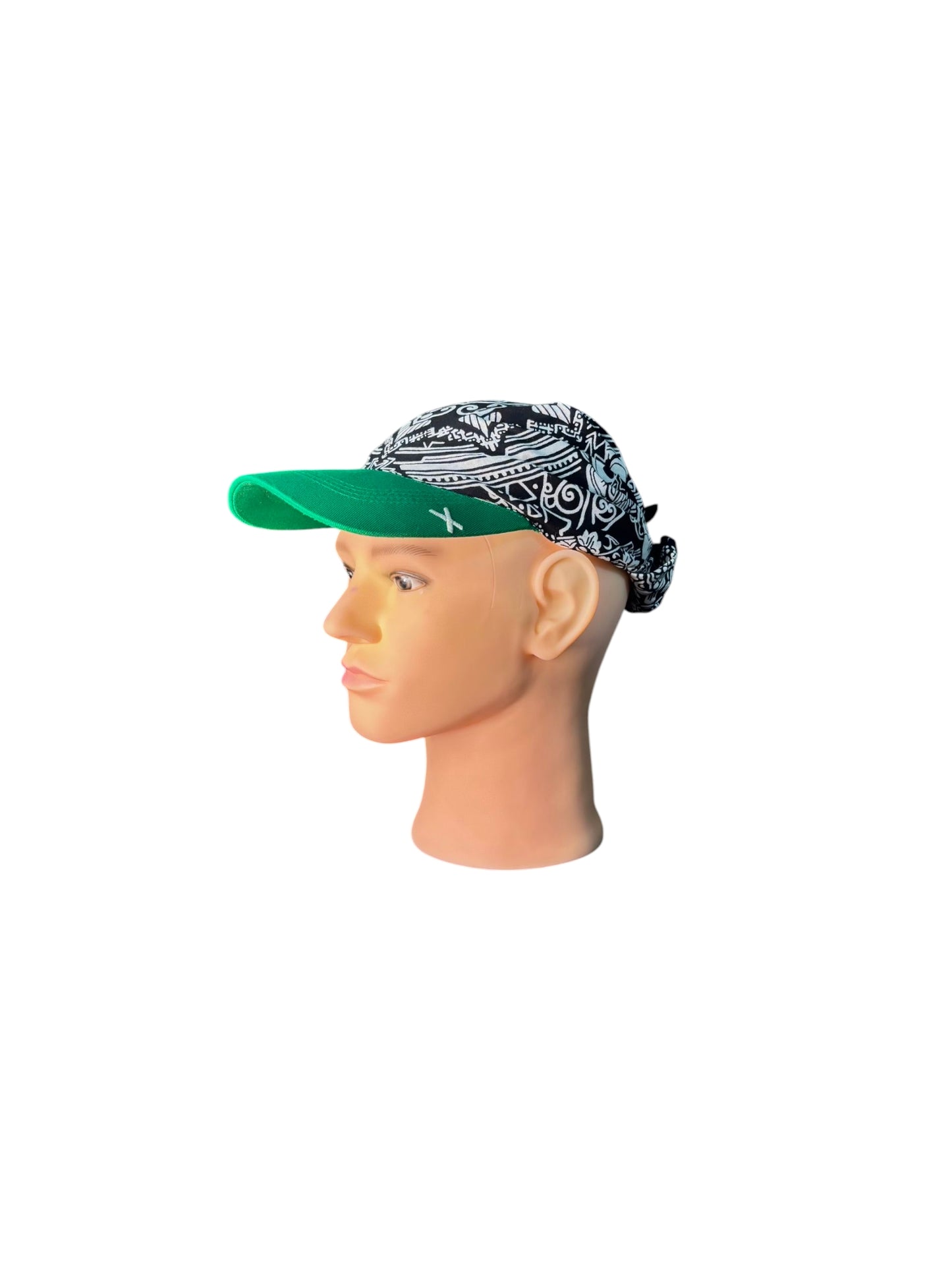 Brimknot - Green/Skull Black