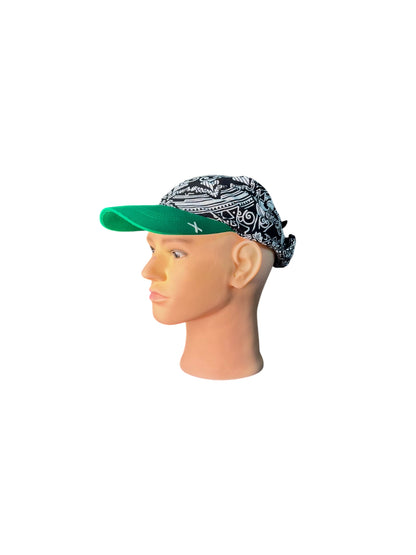 Brimknot - Green/Skull Black